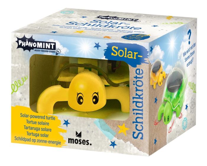 Solarbetriebene Schildkröte 'Gelb'