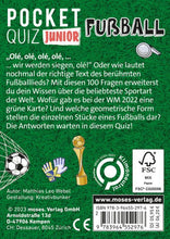 Lade das Bild in den Galerie-Viewer, Pocket Quiz Junior &#39;&#39;Fußball&#39;&#39;, German Language
