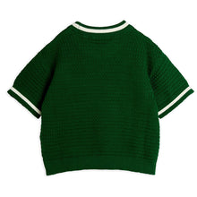 Lade das Bild in den Galerie-Viewer, Lizard Crochet Knit T Shirt Green, 100% GOTS Organic Cotton
