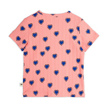 Lade das Bild in den Galerie-Viewer, Outlined Hearts T Shirt Pink, 100% GOTS Organic Cotton
