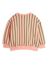 Load image into Gallery viewer, Vertical Stripe AOP Sweatshirt Pink, GOTS Organic Cotton
