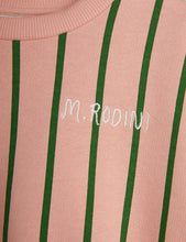 Load image into Gallery viewer, Vertical Stripe AOP Sweatshirt Pink, GOTS Organic Cotton
