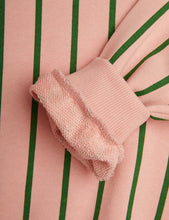 Load image into Gallery viewer, Vertical Stripe AOP Sweatshirt Pink, GOTS Organic Cotton
