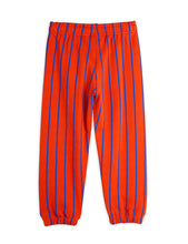 Lade das Bild in den Galerie-Viewer, Vertical Stripe AOP Sweatpants Red, GOTS Organic Cotton
