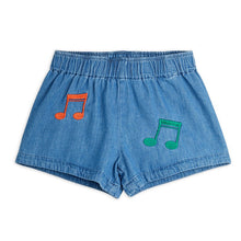 Load image into Gallery viewer, Lightweight Denim Shorts, Blue 100% GOTS Organic Cotton
