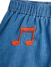 Load image into Gallery viewer, Lightweight Denim Shorts, Blue 100% GOTS Organic Cotton
