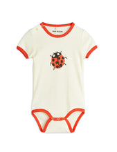 Load image into Gallery viewer, Baby Bodysuit Ladybugs, 100% GOTS Organic Cotton
