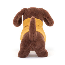 Load image into Gallery viewer, Jellycat &#39;&#39;Sweater Sausage Dog&#39;&#39;&#39; Soft Toy
