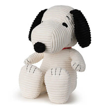 Lade das Bild in den Galerie-Viewer, Snoopy Sitzendes Cordcreme-Stofftier, 19 cm
