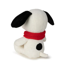 Lade das Bild in den Galerie-Viewer, Snoopy sitzend mit Schal, Stofftier 17cm
