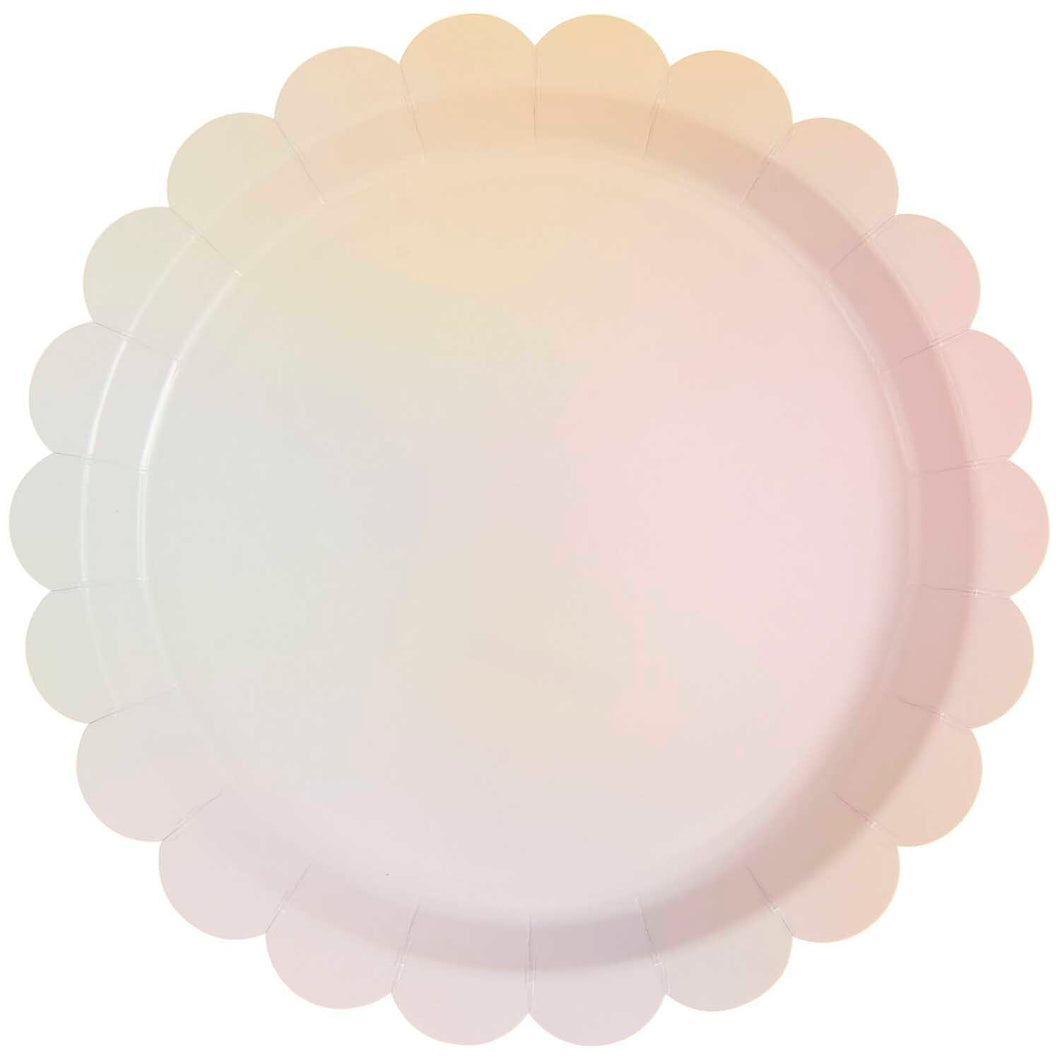 Paper Party Plates ''Spectrum'' 23cm, Set of 8