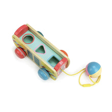 Lade das Bild in den Galerie-Viewer, Wooden Coach Pull Toy
