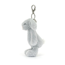 Load image into Gallery viewer, Jellycat &#39;&#39;Bashful Silver Bunny Bag Charm&#39;&#39;
