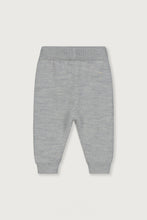 Lade das Bild in den Galerie-Viewer, Baby-Leggings aus Merinostrick „Grey Melange“
