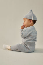 Lade das Bild in den Galerie-Viewer, Baby-Leggings aus Merinostrick „Grey Melange“
