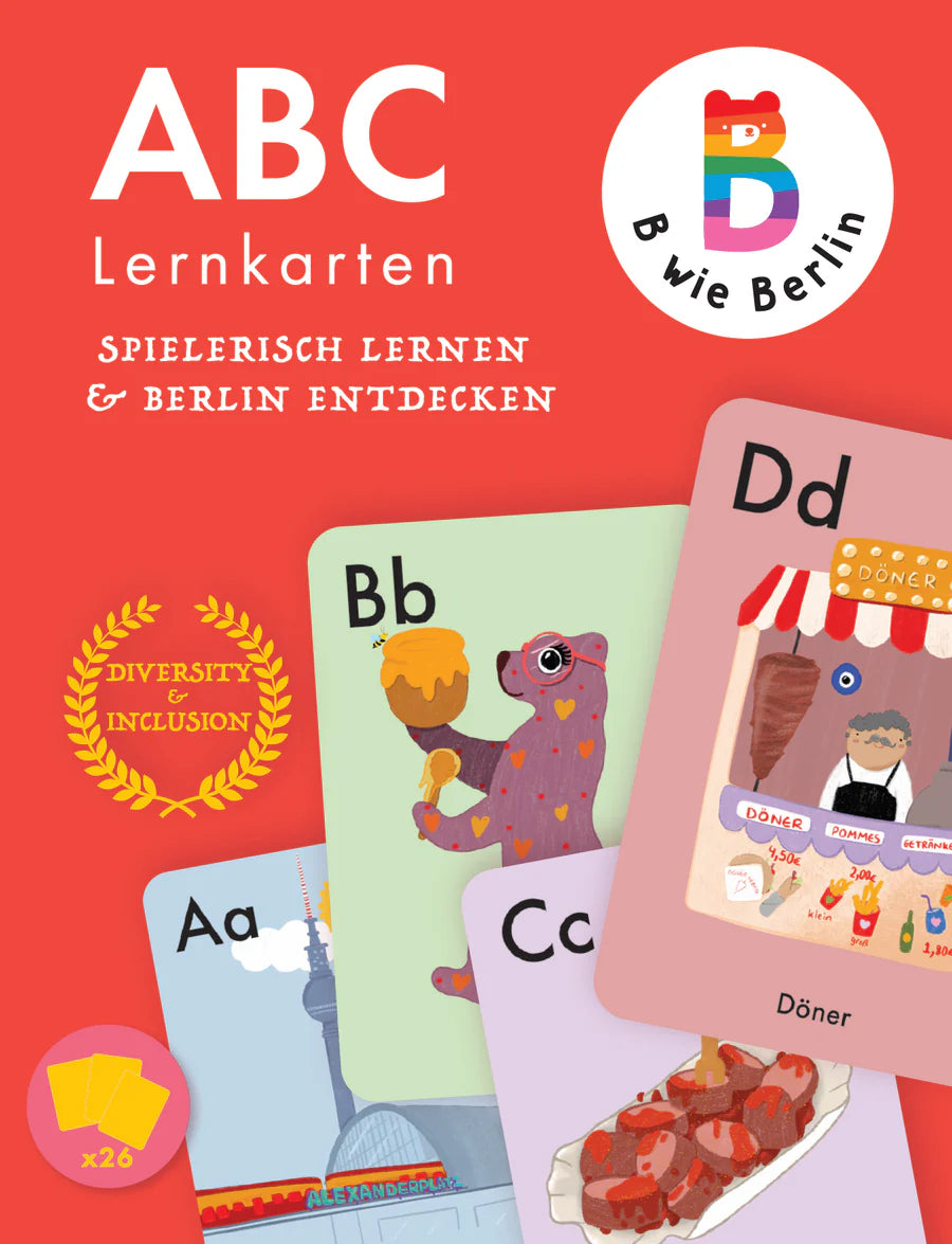 Berlin ABC Lernkarten, German Language