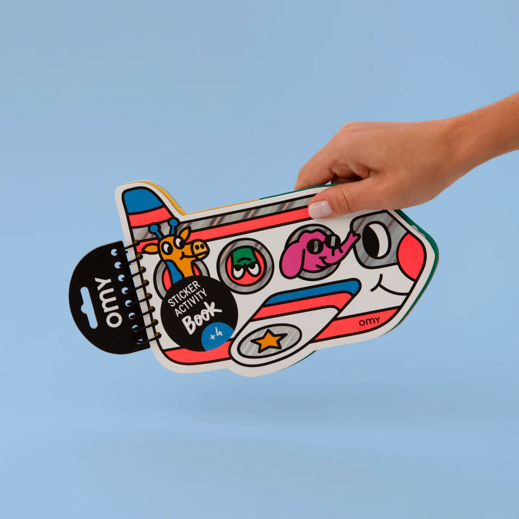 OMY Sticker Activity Book, Plane