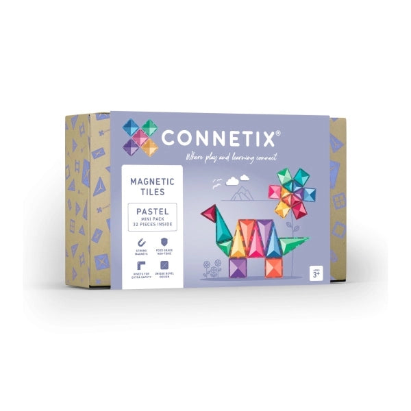 Connetix ''32 Piece Mini Pack, Pastel EU''