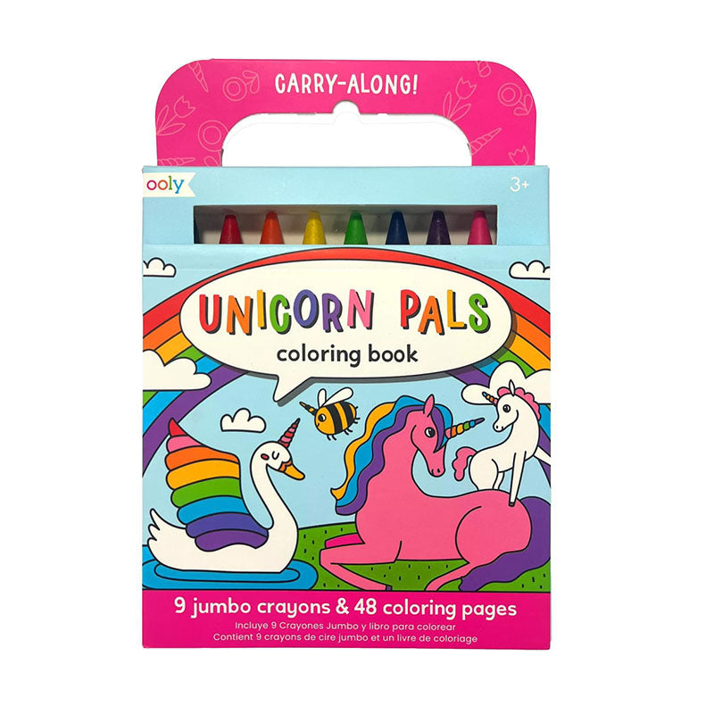 Set aus Malbuch und Jumbo-Buntstiften „Unicorn Pals“