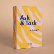 Load image into Gallery viewer, &#39;&#39;Ask &amp; Task&#39;&#39; Birth, Fun Question Cards for Expecting Parents
