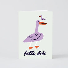 Load image into Gallery viewer, &#39;&#39;Hello Bebe&#39;&#39; New Baby Card
