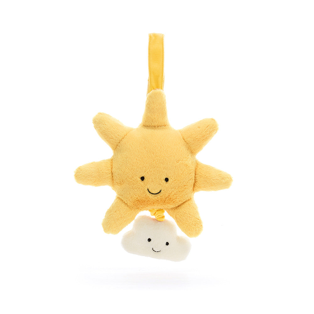 Jellycat Mobile „Amuseables Sun Music Pull“.