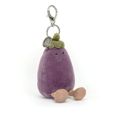 Lade das Bild in den Galerie-Viewer, Jellycat &#39;&#39;Vivacious Vegetable Aubergine Bag Charm&#39;&#39;
