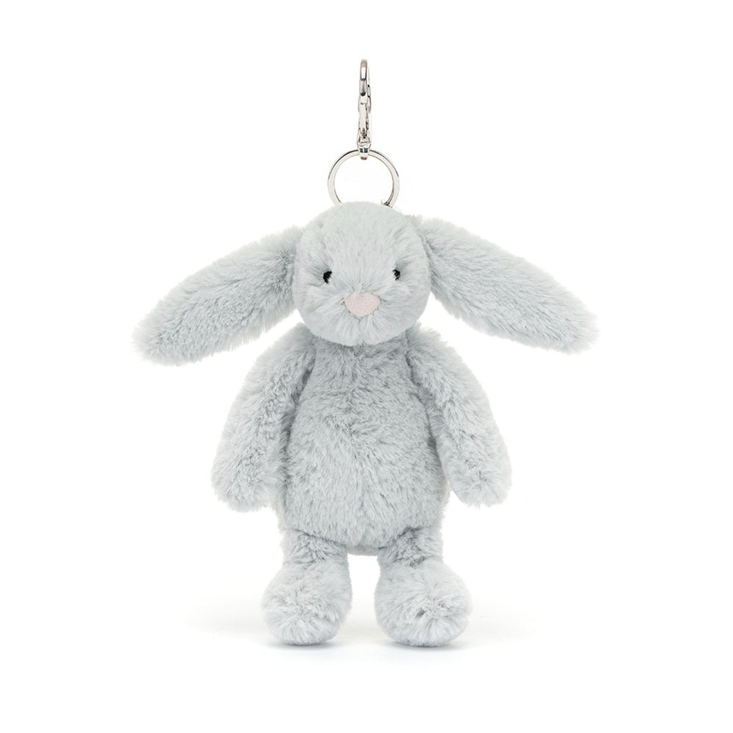 Jellycat ''Bashful Silver Bunny Bag Charm''