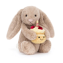 Lade das Bild in den Galerie-Viewer, Jellycat &#39;&#39;Bashful Beige Birthday Bunny&#39;&#39; Plüschtier
