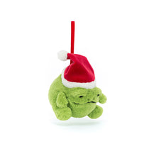 Lade das Bild in den Galerie-Viewer, Jellycat Weihnachtsbaumschmuck &#39;&#39;Ricky Rain Frog&#39;&#39;
