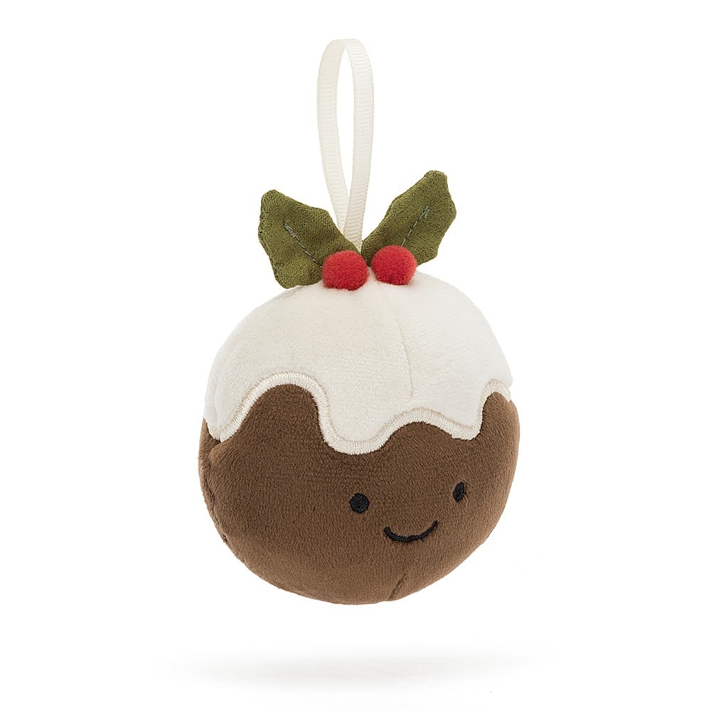 Jellycat Weihnachtsbaumschmuck „Festive Folly Christmas Pudding“