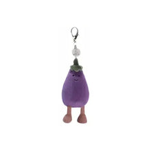 Lade das Bild in den Galerie-Viewer, Jellycat &#39;&#39;Vivacious Vegetable Aubergine Bag Charm&#39;&#39;
