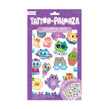 Lade das Bild in den Galerie-Viewer, Temporary Tattoos &#39;&#39;Colorful Cats&#39;&#39;
