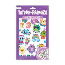 Temporary Tattoos ''Colorful Cats''