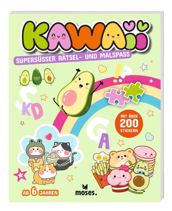 Kawaii ''Supersüsser Rätsel und Malspass''