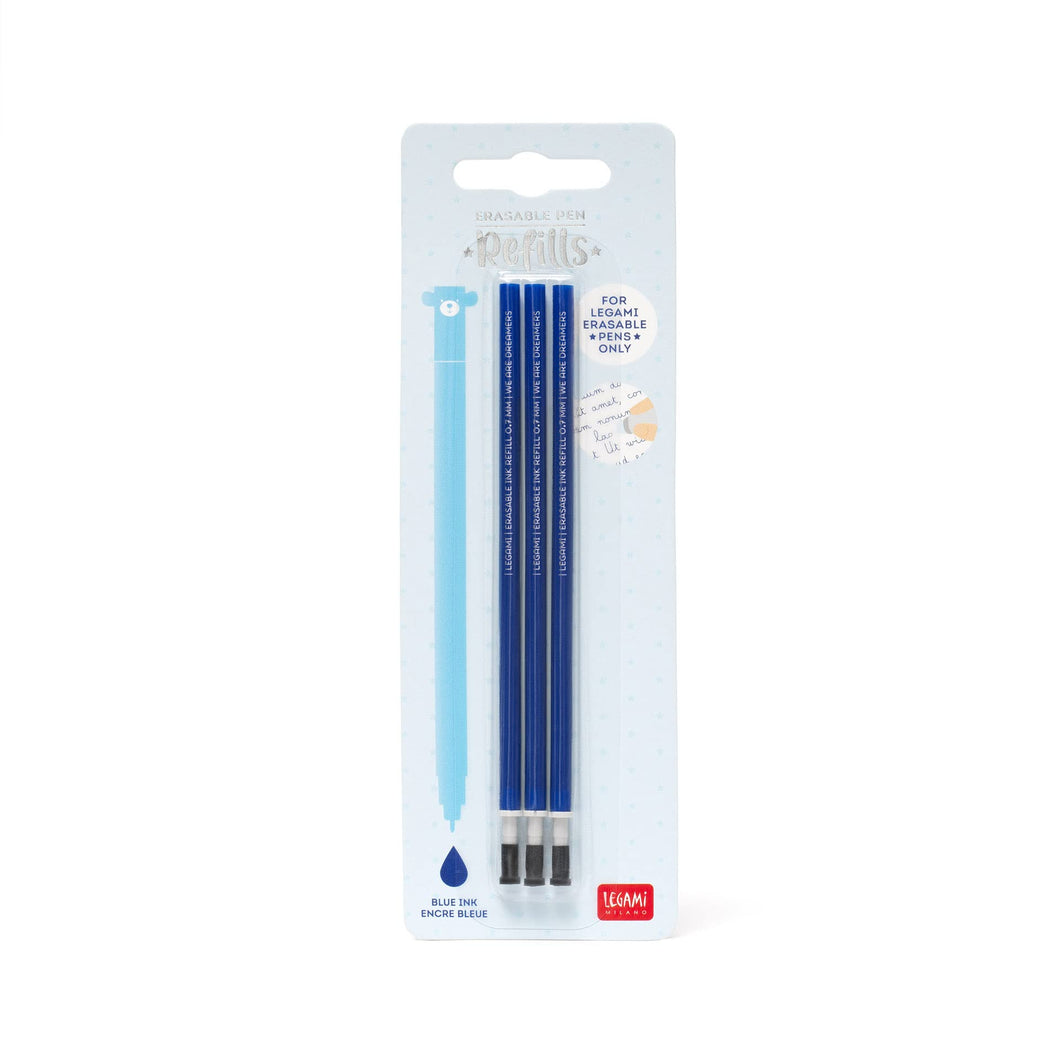 Legami Eraseable Gel Pen Refill, Blue