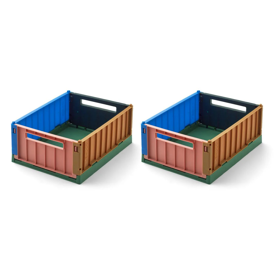 Weston Aufbewahrungsbox, 2er-Pack, klein „Eden Multi Mix“