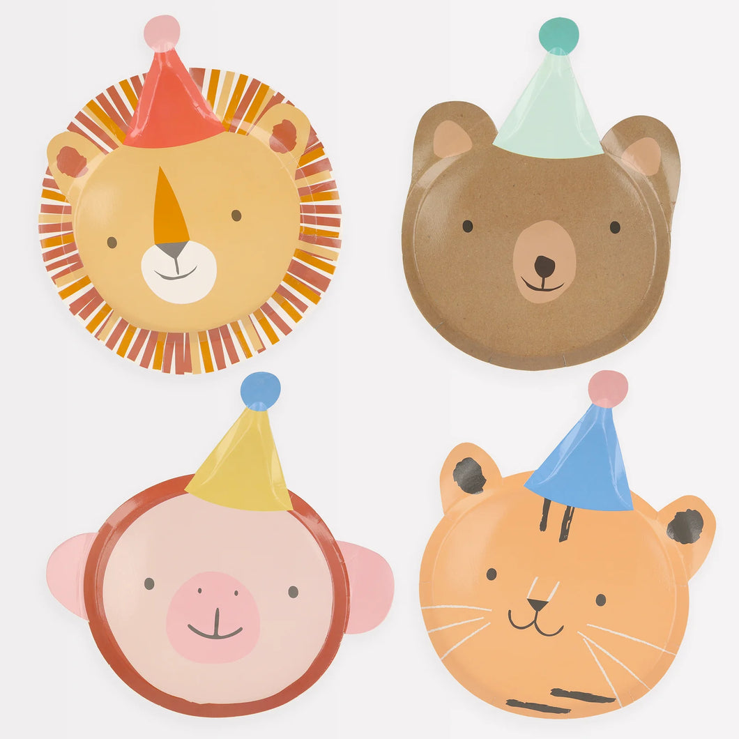 Party Plates, Animal Parade