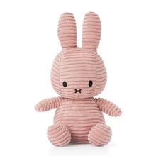 Lade das Bild in den Galerie-Viewer, Miffy Stofftier &#39;&#39;Miffy Sitting Corduroy Pink&#39;&#39; 23cm
