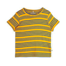 Lade das Bild in den Galerie-Viewer, Stripe T Shirt Orange, 100% GOTS Organic Cotton
