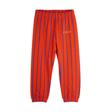 Lade das Bild in den Galerie-Viewer, Vertical Stripe AOP Sweatpants Red, GOTS Organic Cotton
