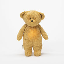 Load image into Gallery viewer, Moonie Humming Organic Bear with Lamp &#39;&#39;Honey Natur&#39;&#39;
