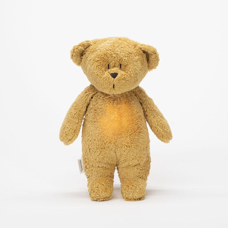 Moonie Humming Organic Bear with Lamp ''Honey Natur''