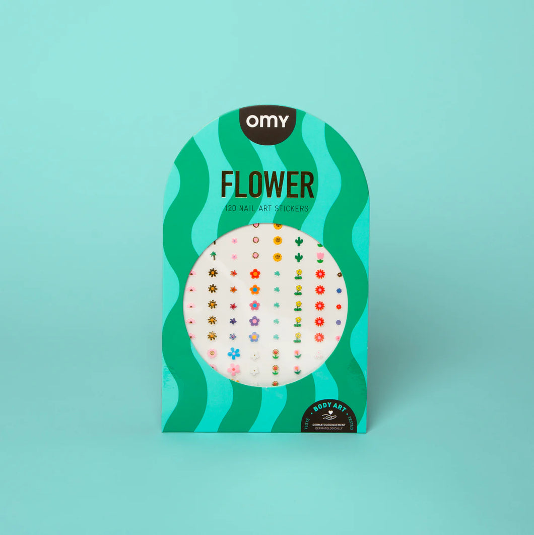 OMY Nail Art Stickers, Flower