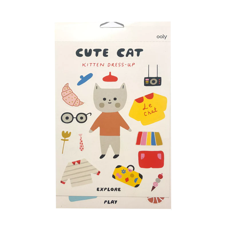 Stickiville x Suzy, eine ganze Menge Aufkleber „Dress Up Cats“