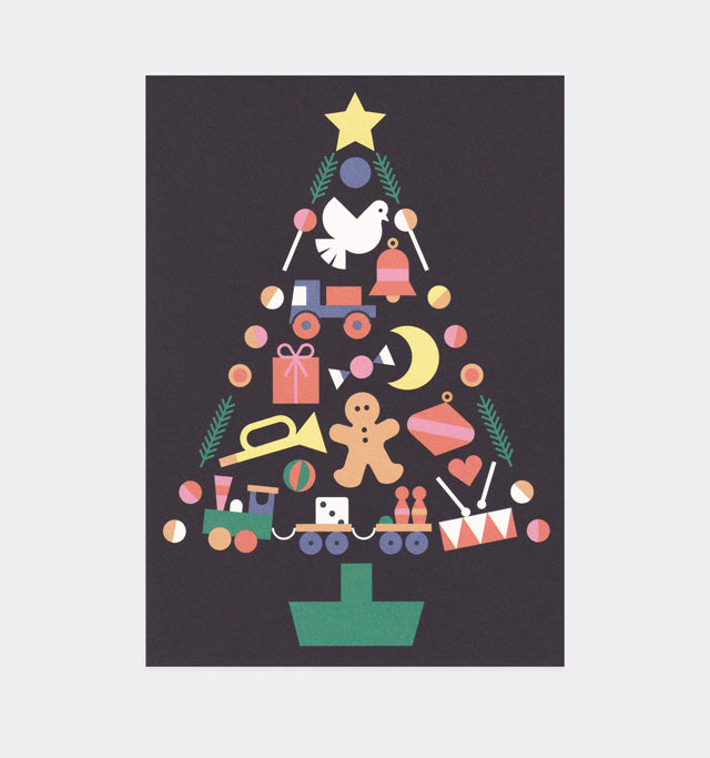 Postkarte ''Weihnachtsbaum''