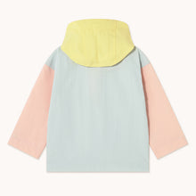 Load image into Gallery viewer, Color Block Jacket, Pastel Blue / Mellow Yellow
