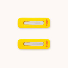 Load image into Gallery viewer, Tiny Hair Clips Set &#39;&#39;Yellow&#39;&#39;
