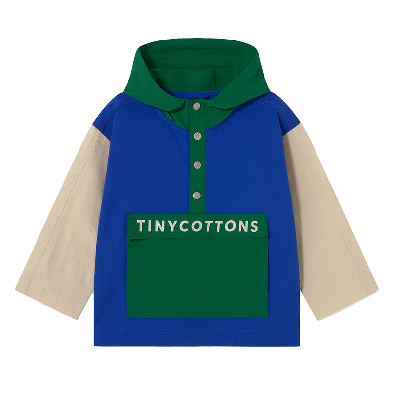 Color Block Jacket, Ultramarine / Dark Emerald