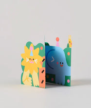 Load image into Gallery viewer, &#39;&#39;Jungle&#39;&#39; Fold Out Kids&#39; Birthday Card
